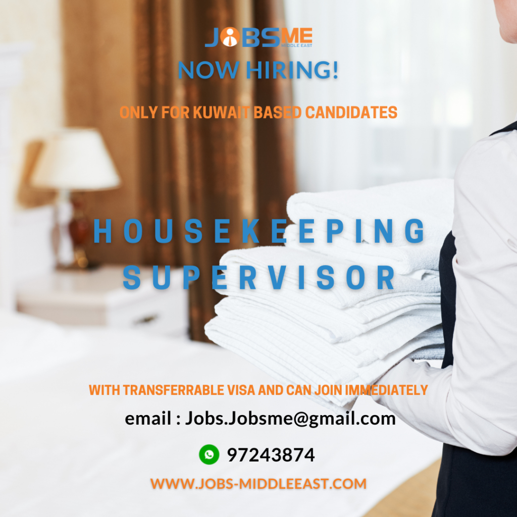 hotel housekeeping supervisor jobs in jaipur